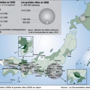 Carte Densite Population France Japon