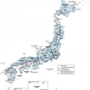 carte train japon