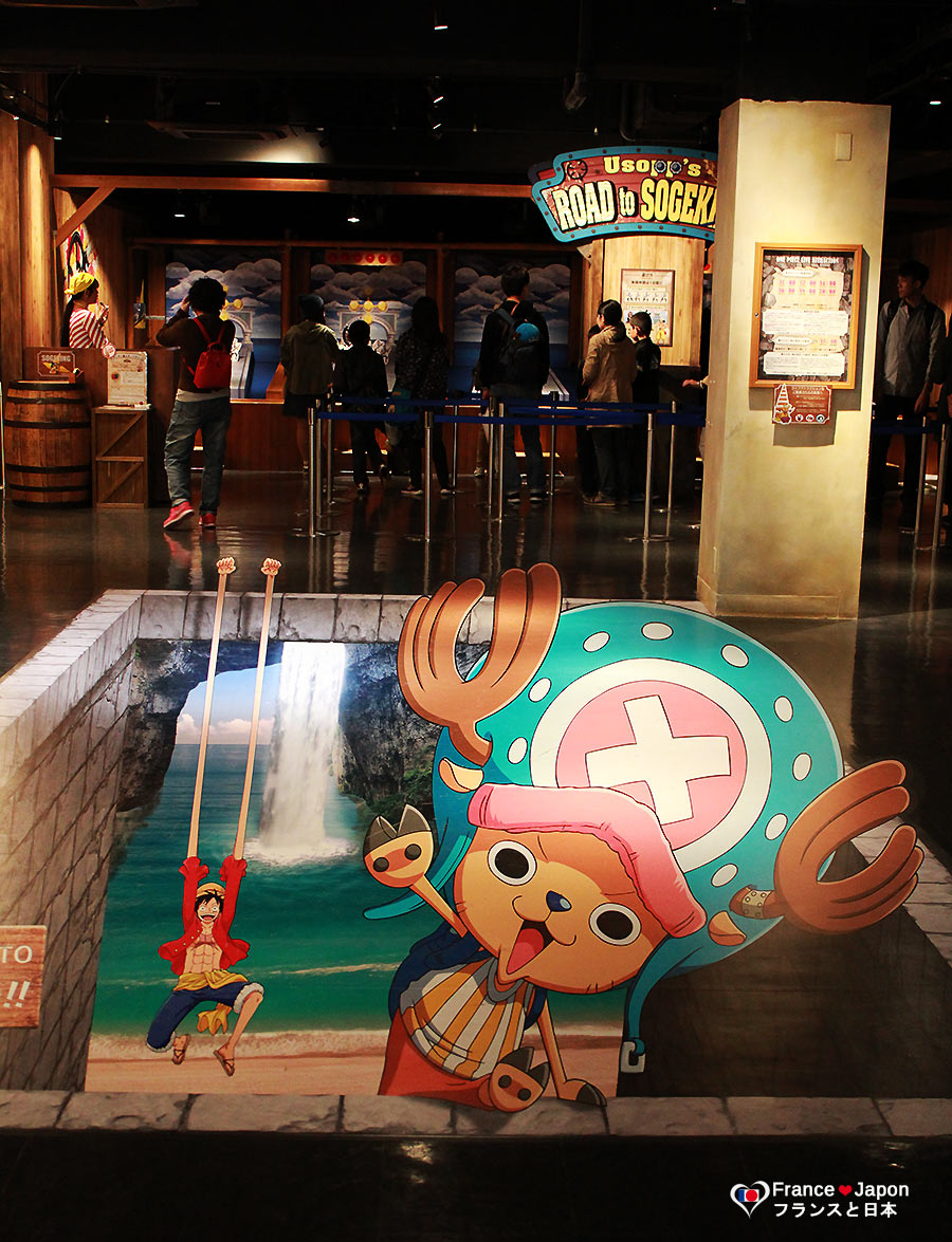 voyage japon tokyo roppongi : parc à theme One Piece à la tokyo tower