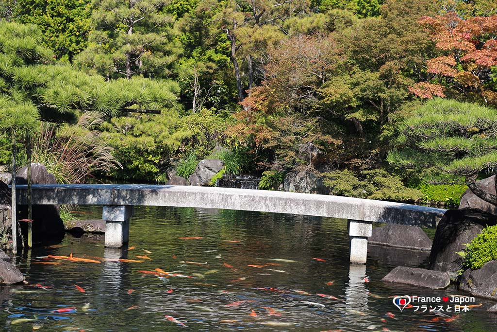 voyage japon visiter himeji visiter le chateau de himeji parc Nishi Oyashiki-Ato