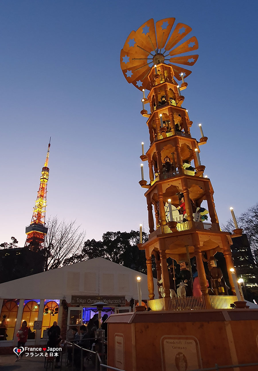 voyage japon marche de noel tokyo parc shiba tokyo tower
