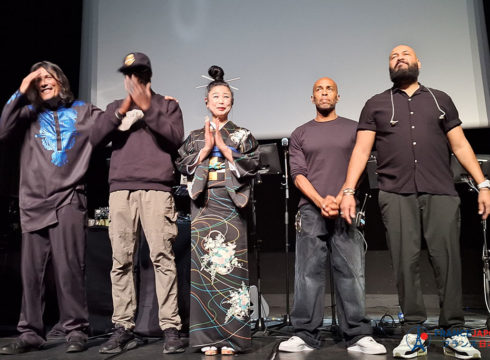 orochi le serpent au musee guimet le musee national des arts asiatiques le silence du cinema muet brise par le flow de faf larage et shurikn